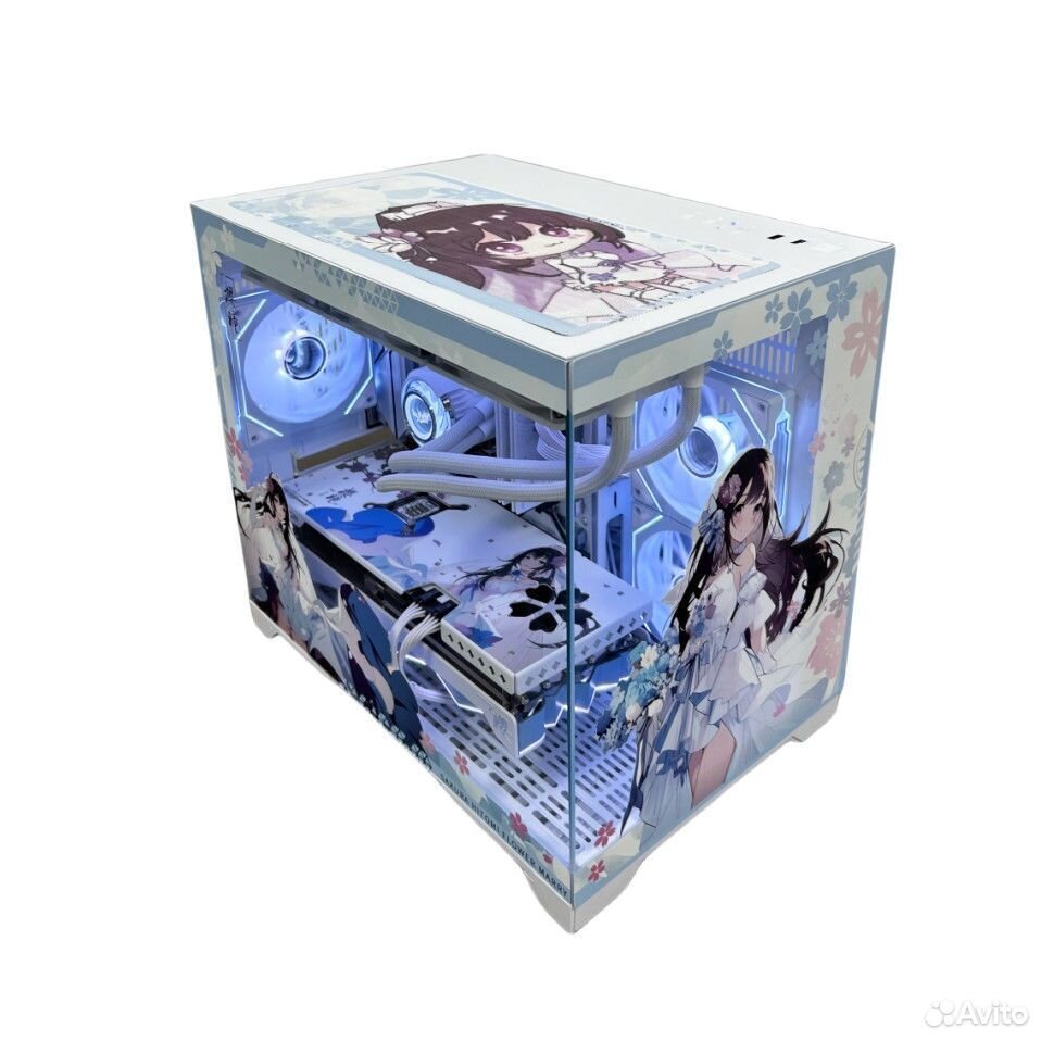 Игровой ПК 9850x3D, RX9070XT, DDR5 32 ГБ Sakura